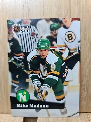 MIKE MODANO🏆1991 Pro Set #105 MINNESOTA NHL Hockey Card🏆FREE POST • $4