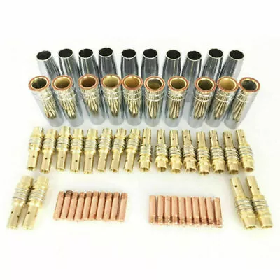 MB-15AK MIG Welding Consumables Kits Tip Holder Conical Nozzle 1.0mm 60Pcs New • $22.01