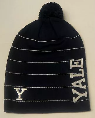 NWT NCAA Yale Bulldogs Adidas Fall Back Pom Winter Knit Hat Beanie Cap OSFA NEW! • $18.99