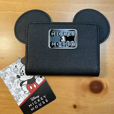 NWT! WDW Disney Mickey Mouse Ears Snap Credit Card Case ID Wallet Minnie • $14.99