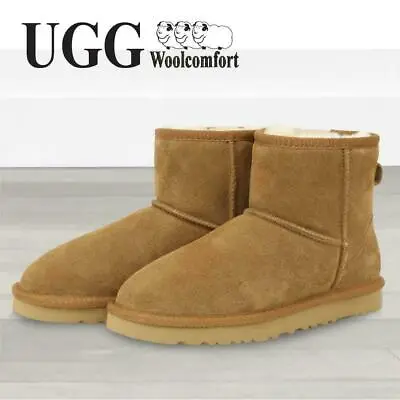 $54 • Buy Woolcomfort UGG Boots Classic Unisex Mini Premium Australian Sheepskin-Chestnut