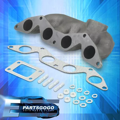 For 01-05 Honda Civic EM2 ES1 D17 JDM Cast Iron Turbo Manifold Exhaust Header • $43.99