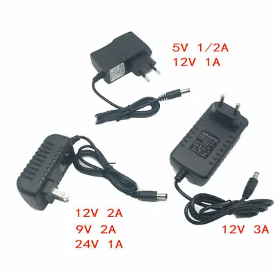 DC5V 9V 12V 24V 1A 2A 3A Adaptor DC 5 9 12 24V Volt Power Supply Charger Adapter • £3.34