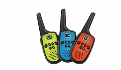 UNIDEN UH35-3 80 Channel Mini Compact UHF Handheld Radios – Triple Colour Pack • $79.98