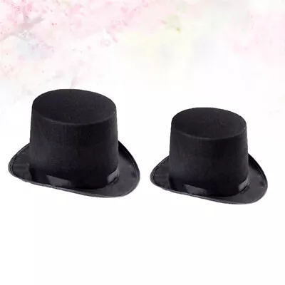 2 Pcs M Costume Props Costumes Magician Top Hat Hats Caps • £10.78