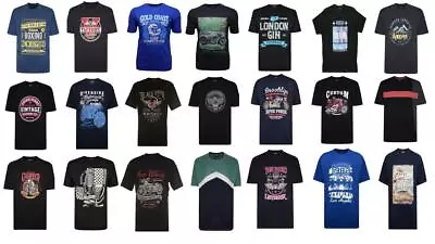 Espionage Men's Premium Cotton Printed Tee Shirt Size 2XL-8XL Multiple Options • £17.74