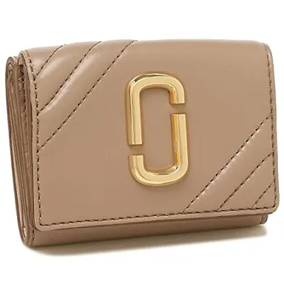 [Marc Jacobs] THE GLAM SHOT MEDIUM TRIFOLD Wallet S129L01FA21 269 DUSTY BEIGE • $172.64