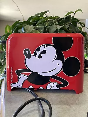Disney DCM-21 Mickey Mouse 2 Slice Toaster Leaves Imprint Of Mickey On Toast • $24.95