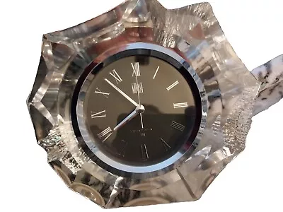 Mikasa Hoya Crystal Table Clock • $18.89