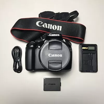 Canon 1100D DSLR Camera Kit 18-55mm Lens III + Charger Battery VGC • £165