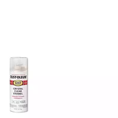 Rust-Oleum Crystal Clear Finish Coat Top Overcoat Protective Enamel Spray Paint • $10.23
