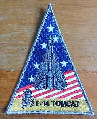 U.S. Navy  F-14 Tomcat  F-14 Super Tomcat  TRIANGLE Top Gun Patch - USN Military • $11.99