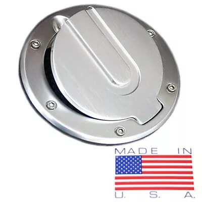 SHR Tru-Billet Brushed Clear Anodized Fuel Door  For 1994-2004 Mustang • $119.99