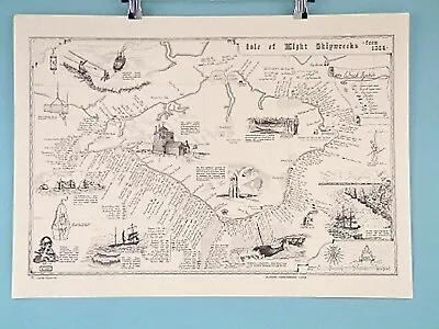 £7.99 • Buy Coastal Shipwreck Maps Cornwall Devon Wales Dorset IOW Channel Sussex Lizard
