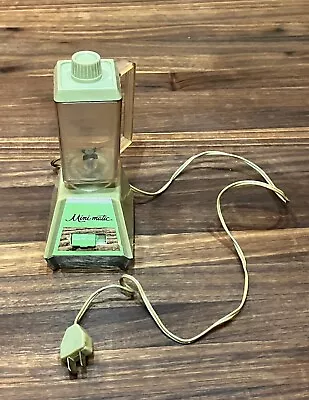 Vintage Mini-Matic Toy Blender Miniature 1970 Ideal Toy Co. • $26