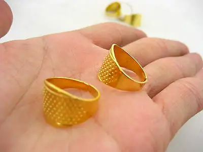 UK Stock Thimble Sewing Quilting Metal Thimble Ring DIY Craft Finger Protector • £2.99