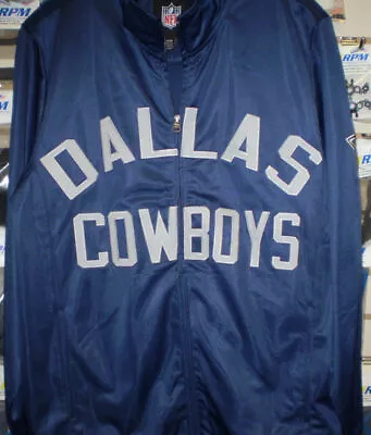 Dallas Cowboys NFL Pregame Track Jacket Full Zip Men's 2X  C • $64.99