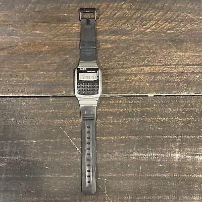 Casio Watch Calculator 3208 CA-56 Vintage Collectable Black Silver Digital • $30