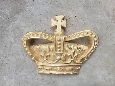 Gold Crown For Wall. Baroque Old World Medieval Handmade Plaque Home Decor. New • $59.95