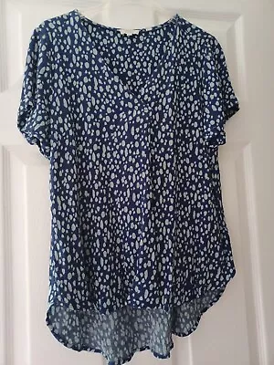 Ladies Fatface Short Sleeve Top Size 14 • £3.99