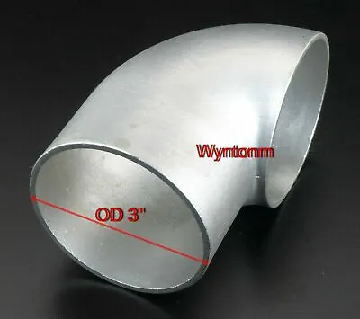 3  OD 90 Degree Low Profile Elbow Stainless Steel Exhaust Turbo Downpipe 0.12  • $31.95