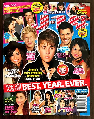 J-14 Magazine December 2011 Justin Bieber Selena Gomez Taylor Swift Demi Lovato • $15