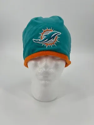 Miami Dolphins Team Issued Nfl New Era Beanie Head Warmer Microfiber Material • $11.99