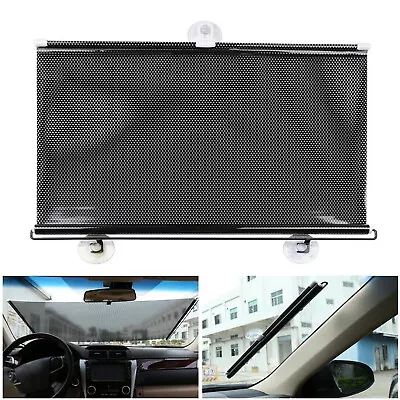 Car Window Roller 125x45cm Blinds Sun Shade Interior UV Protection Strong Useful • £6.36