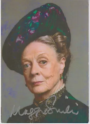 MAGGIE SMITH Original Autograph Signed Picture Top Portrait Downton Abbey • £154.01