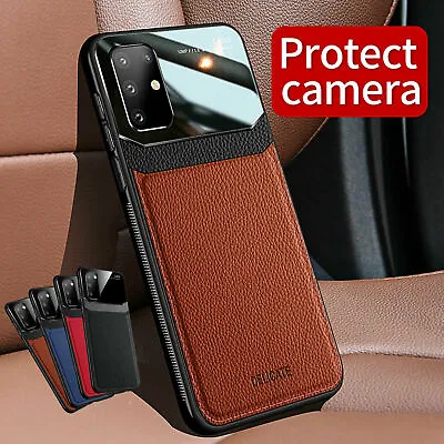 For Samsung Galaxy S22 Ultra S21 Plus S20 FE 5G Note 10 Leather Slim Case Cover • $14.38