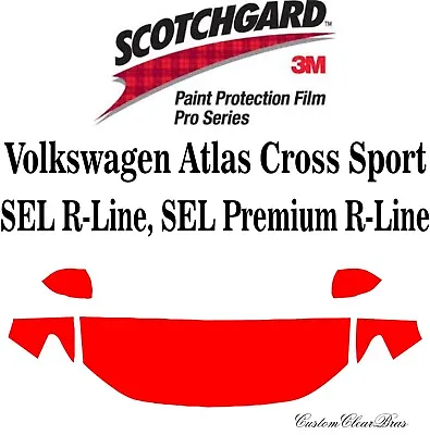 3M Paint Protection Film Pro Series Fits 2024 2025 Volkswagen Atlas Cross Sport • $150