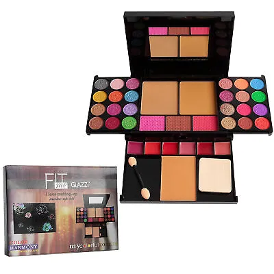 36 Colors Eyeshadow Lip Gloss Blush Powder Cosmetic Makeup Palette Kit Gift Set • $14.99
