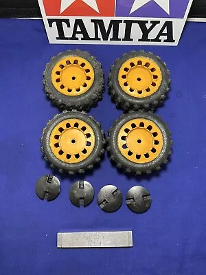 Tamiya Vintage 1988 Avante Wheels And Cam Locks Rc Car Spares Repairs • £40