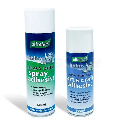 £7.19 • Buy Art & Craft Spray Or Heavy Duty Fabric Spray Adhesive Glue Carpet Upholstery