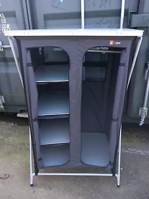 Hi Gear Elite 4 Shelf Portable Folding Wardrobe - Zipped Doors - Carry Bag  • £89