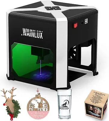 Wainlux 3W CNC Laser Engraver Mini Laser Engraving Machine Support PC And Mobile • $199.99