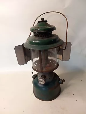 Vintage 1957 Coleman Lantern With Globe And Handle * No Model # * • $75