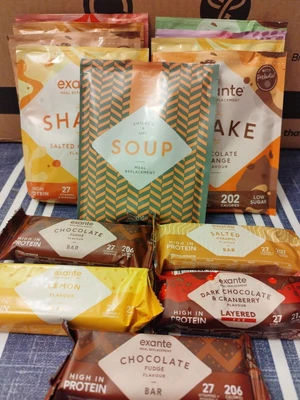 £10 • Buy Exante Meal Replacement Bundle Shakes Bars And Soup X 14 Items