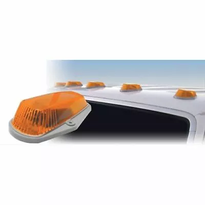 Pacer Products 20-226 Cab Roof Lights Hi-Five Led Amber Lens For 1980-1998 Ford • $87.09