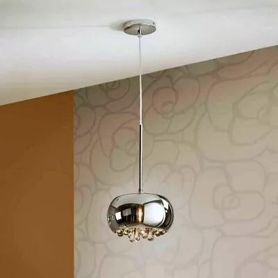 Schuller Argos Ceiling Pendant 1 Light Chrome 509010-SPARE PARTS • £11.93