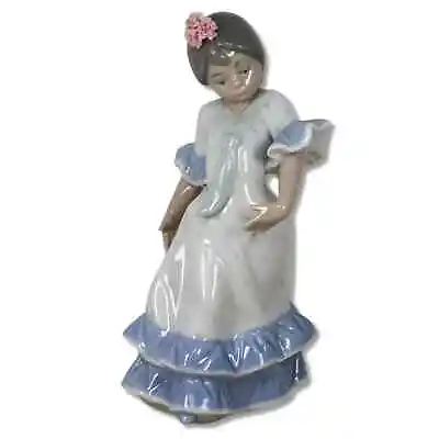 Lladro 5193 Flamenco Dancing Girl 6 5/8  Figurine Juanita Figurine Porcelain  • $80.75