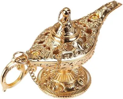 Legend Aladdin Magic Genie Lamp Wishing Lamp Vintage Tabletop Decor Gift • £6.98