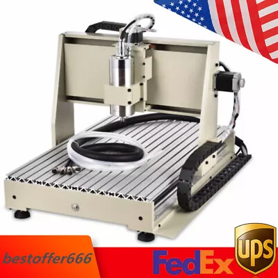 4 Axis CNC 6040 Router Engraver USB Metal Wood Working Carving Machine 1500W New • $1199.01