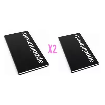 £23.99 • Buy Agenda Appointment Book 3 Assistant Black X 2 Books, Fast Shipping