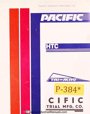 Pacific Press Brakes 100-300 ‘46  Operations Maintenance And Wiring Manual • $116