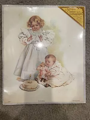 Antique Art Print By Maud Humphrey “first Birthday” 1898 Frederick A Stokes • $27.49