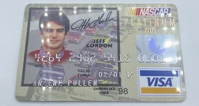 NASCAR Logo Platinum Plus Visa Jeff Gordon Style EXPIRED VOID #2 • $99.95