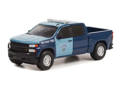 Chevrolet Silverado - Massachusetts State Police 1:64 Scale - Greenlight 43000E • $14.95