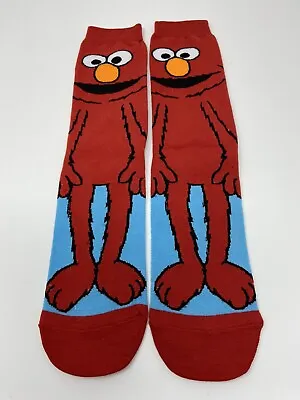 Elmo Sesame Street Crew Socks Men's 8-12 Unisex Adult New • $13.99