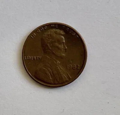 $65 • Buy 1982 One Cent Coin. Circulated. Error No Mint Mark.